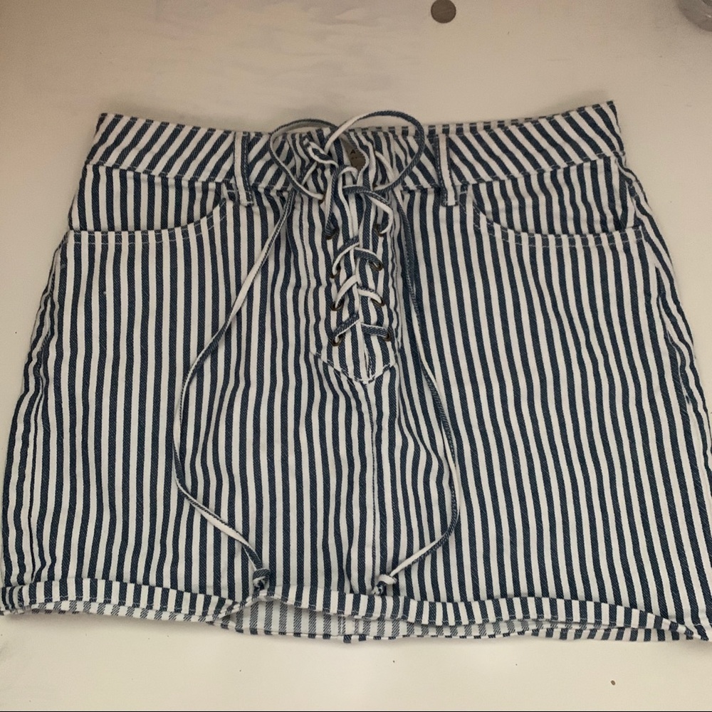 pacsun striped skirt